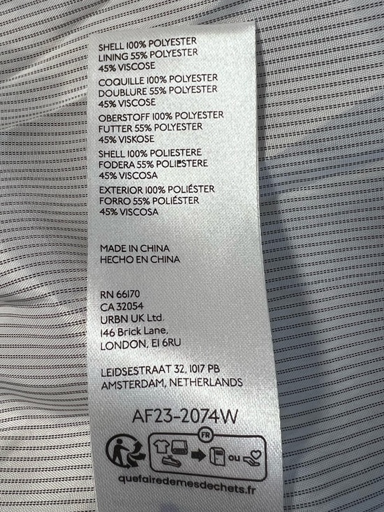 Anthropologie Applique Patches Houndstooth Blazer Sz S - Picture 6 of 11